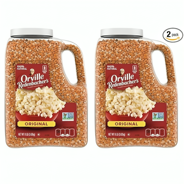 Orville Redenbacher's Original Gourmet Popping Corn Kernels, 8 lb. (Pack of 2)